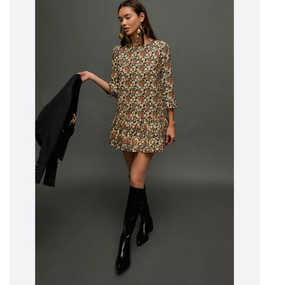 Free People Avenue Blue  Mini Dress - Picture 1 of 5